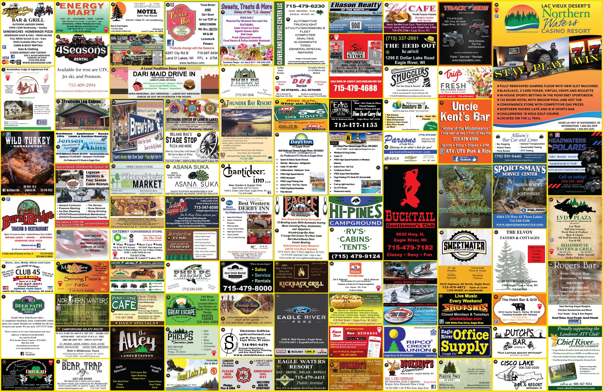 2023 Map Ad Sponsor List